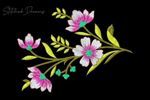 Creative Flowers Embroidery Designs