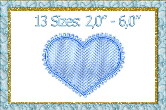 FSL Heart Machine Embroidery