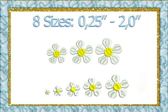 Tiny Flower Machine Embroidery Design
