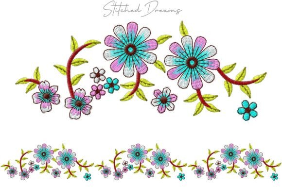 Wildflower Serenity Embroidery Designs